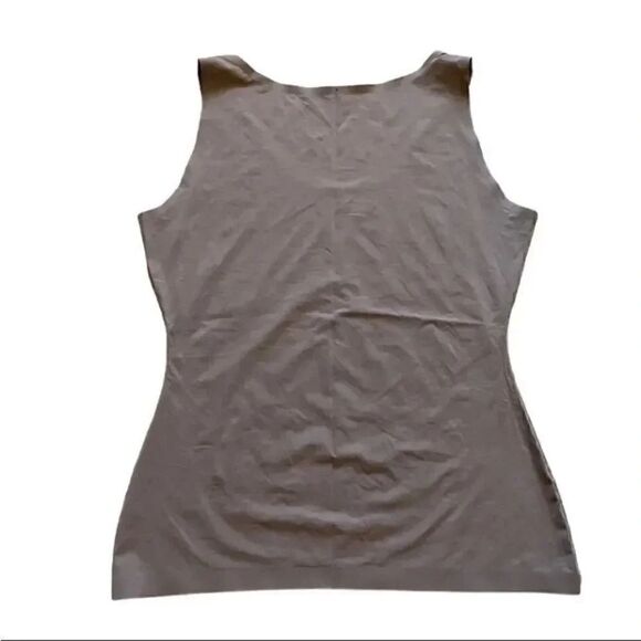 Spanx Microfiber Tan Lightweight Breathable Non-Compression Shaper Tank Top XL - Picture 8 of 11
